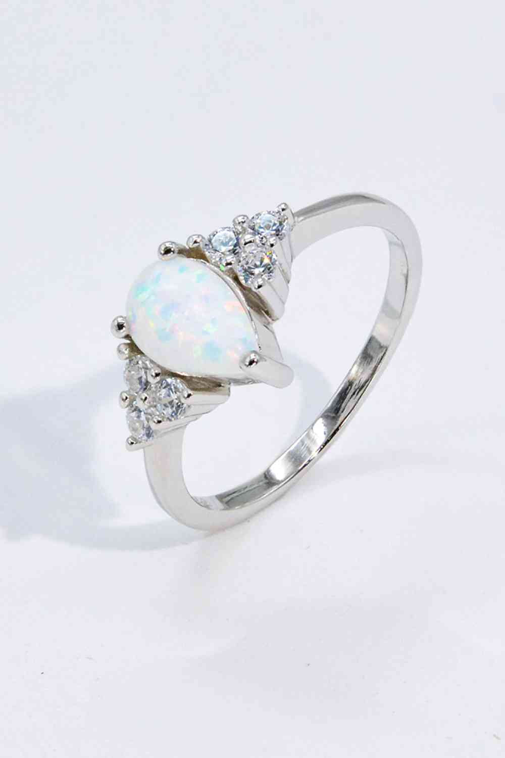 Limitless Love Opal and Zircon Ring