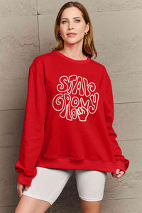 Full Size Graphic Sweatshirt