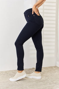 Full Size Garment Dyed Tummy Control Skinny Jeans